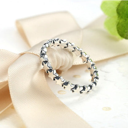 Ring with stars
